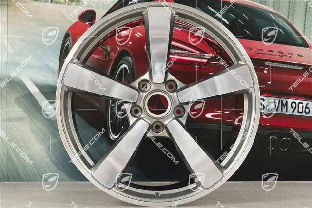 21" Felga Carrera Exclusive, 11,5J x 21 ET67, platynowy srebrny