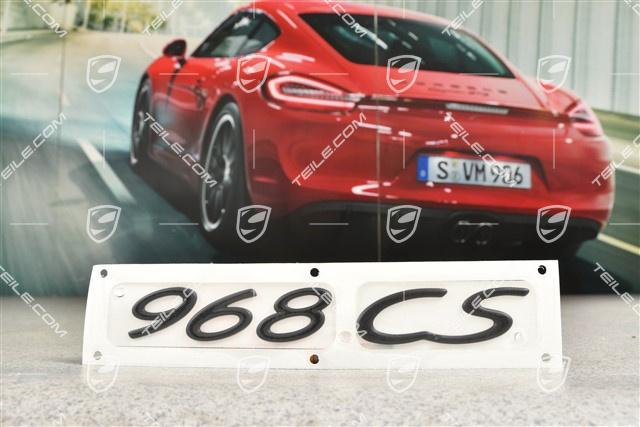 "968 CS" logo