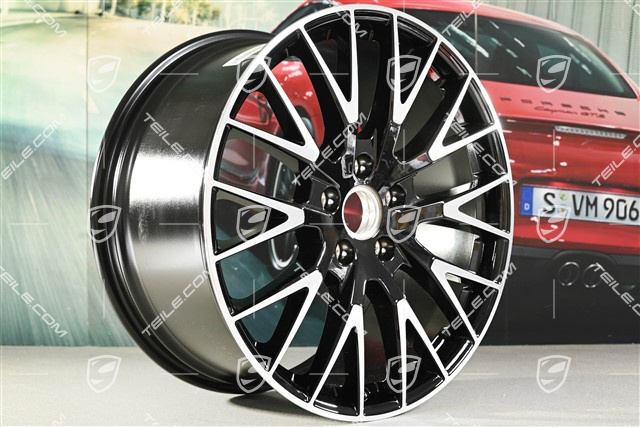 21" Panamera Exclusive Design Rad, 10,5J x 21 ET71, hochglanz schwarz