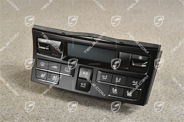 Air condition control panel, manually adjustable, Vented / heated seats