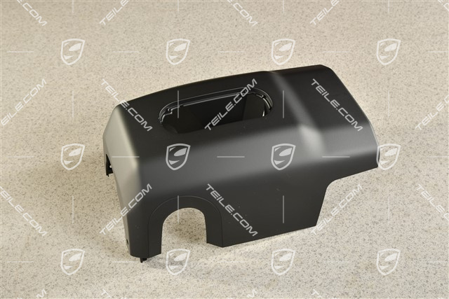 Steering column switch housing, lower part, Steering column electrically adjustable, Black