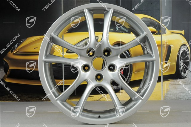 21-inch Cayenne Sport / GTS wheel set, 10Jx21 ET50 + 10Jx21 ET50, silver