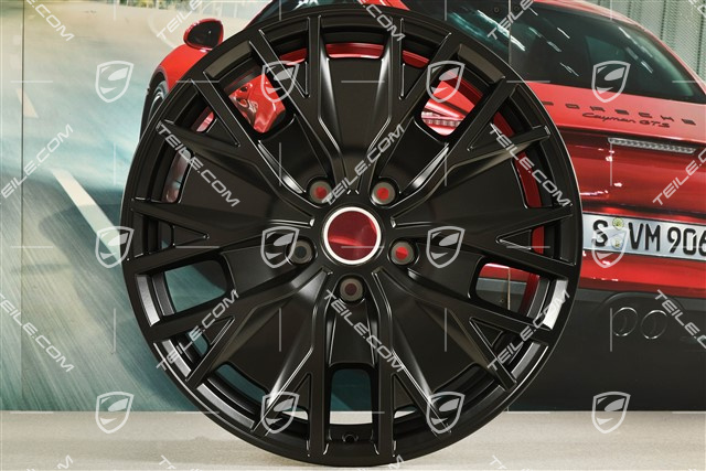 20" Felga Taycan Turbo S Aero Design, 9J x 20 ET54, czarny satynowy mat