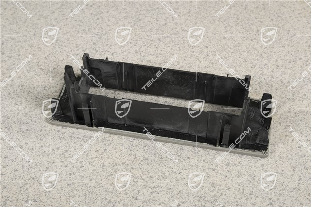 Frame for heating and air condition, Leather, Graphite grey