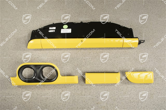 Set moulding, incl. support beverages, trim strip cupholder cover, painted