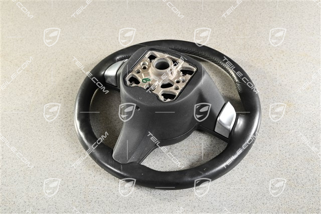 Multifunktionslenkrad,  Schwarz, Sport Chrono, (beschadight leder)