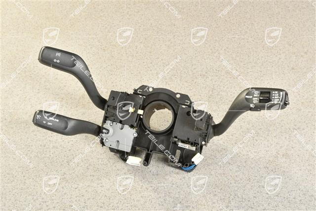 Steering column stalk switch, ACC / headlight cleaning system, with rear wiper / multifunction steering wheel