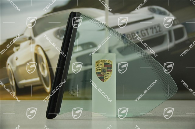 Rear quarter glass, Convertible, L