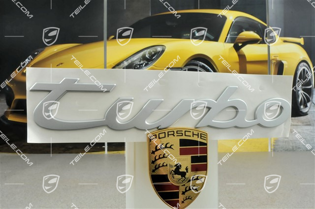 Logo "Turbo", silver Logo "Turbo", silver