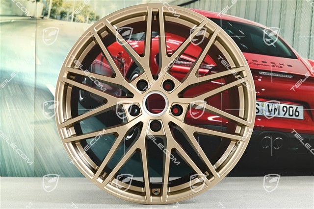 21-inch wheel rim set Cayenne RS Spyder Design, 11J x 21 ET49 + 9,5J x 21 ET46, neodyme