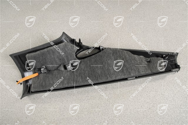 Verkleidung von C-Säule, Alcantara, Schwarz, R