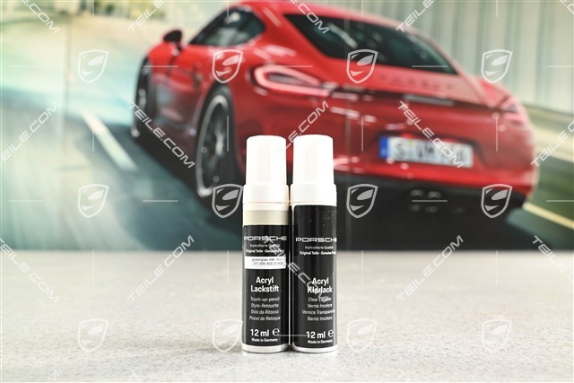 Lackstift, (Lackstift, Klarlack) Geysirgrau-Metallic