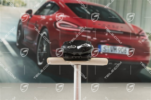Convertible top control switch, glossy black