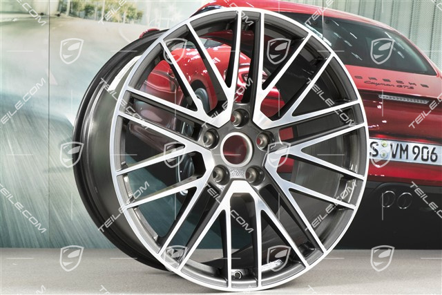 21" Felga Turbo V, 11,5J x 21 ET67, Titan