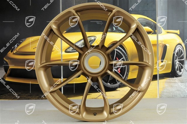 21-inch wheel GT3RS, with GT3RS logo, 12,5J x 21 ET48, Aurum Metallic