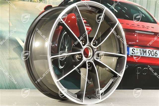 20-inch wheel rim Carrera Classic, 8,5J x 20 ET53, Titan