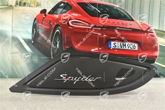 Spyder cover for rear lid mounting, L