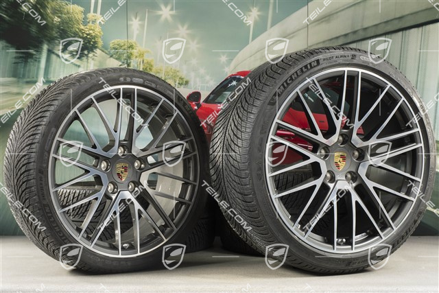 20/21-inch Turbo V winter wheel set, wheel rims 8,5J x 20 ET40 + 11J x 21 ET66 + Michelin winter tyres 245/35 R20 + 305/30 R21