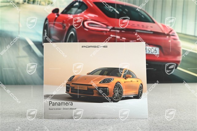 Panamera G3 976 Driver's Manual - Handbuch/Bedienungsanleitung, Englisch