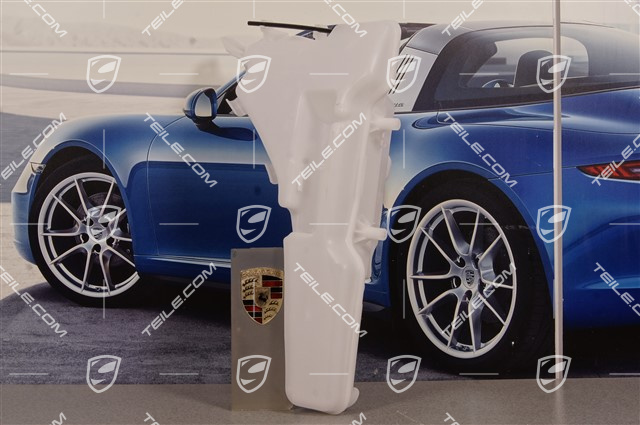 Windscreen washer system tank / reservior with headlamp washer system.
