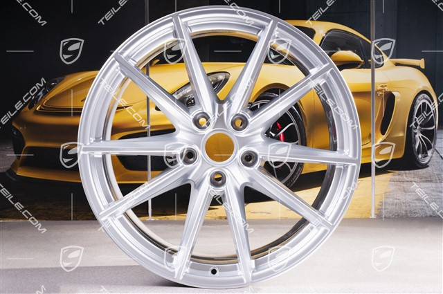 20"+21" Felgensatz Carrera S, Felgen 8,5J x 20 ET53 + 11J x 21 ET66, Brillantchromlack