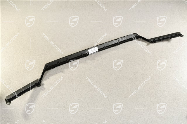 Rear bumper cover trim, lower,  black matte