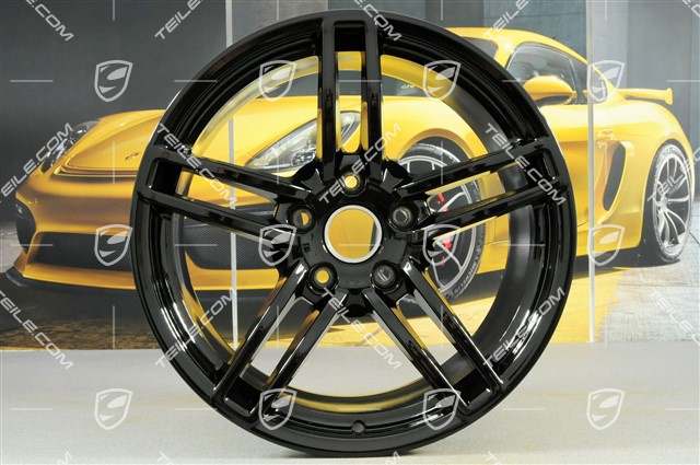 19" Felga Carrera, 11J x 19 ET48, czarny wysoki połysk
