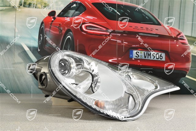 Litronic (bi-xenon) headlight, striped glass, RHD, R