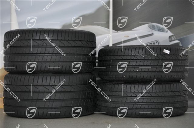 20-inch Carrera Classic II summer wheel set, 8,5J x 20 ET51 + 11J x 20 ET70, Pirelli summer tires 245/35 ZR20 + 295/30 ZR20