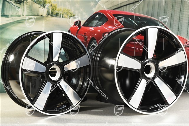 20+21-inch wheel rim set Sport Classic, rims: front 9,5J x 20 ET44 + rear 12J x 21 ET70