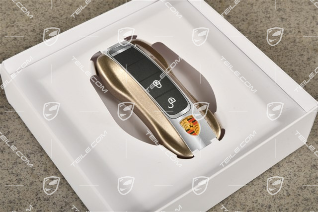 Vehicle key side faces / Key cap, Painted / lacquered, set Palladium metallic