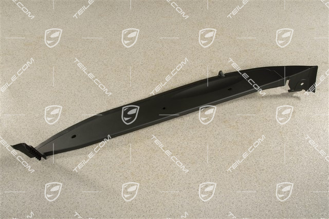 Front wing / fender, cover, Satin black, L