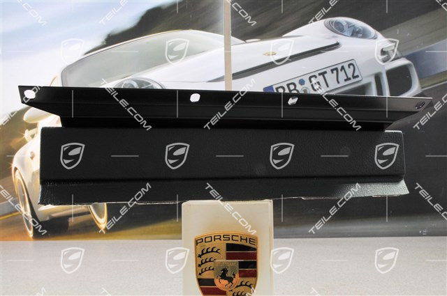 Airbag dash cover, upper, black leatherette Airbag dash cover, upper, black leatherette