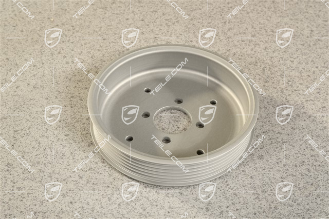Coolant / water pump pulley 2,9L / 3,0L, 4 screw mount