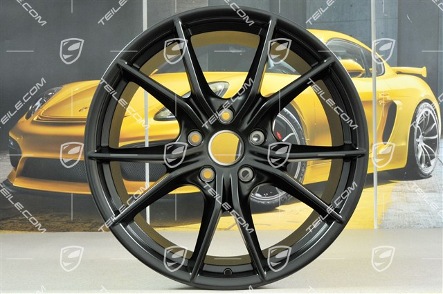 20-inch wheel Carrera S (IV), 11,5J x 20 ET76  in black satin-mat