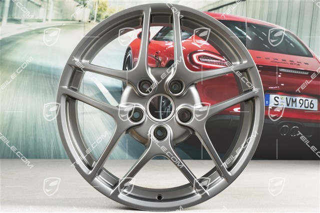 19" Felga Carrera S II, 8J x 19 ET57, Platinum półmat