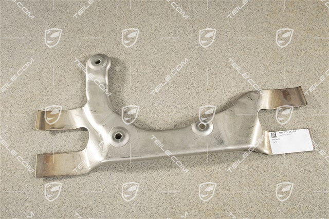 Middle silencer support