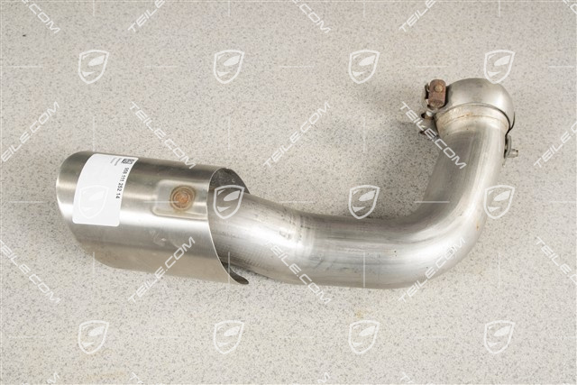 Exhaust system tail pipe, standard tailpipe, 4-pipe look, inner, R