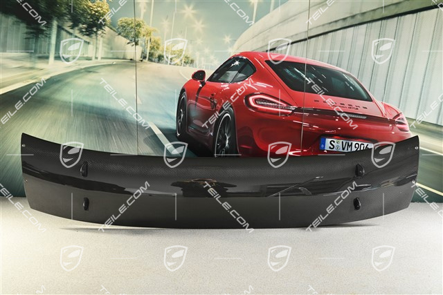 GT3RS II Generation Heckspoiler / Heckflügel, Oberteil, Carbon glänzend