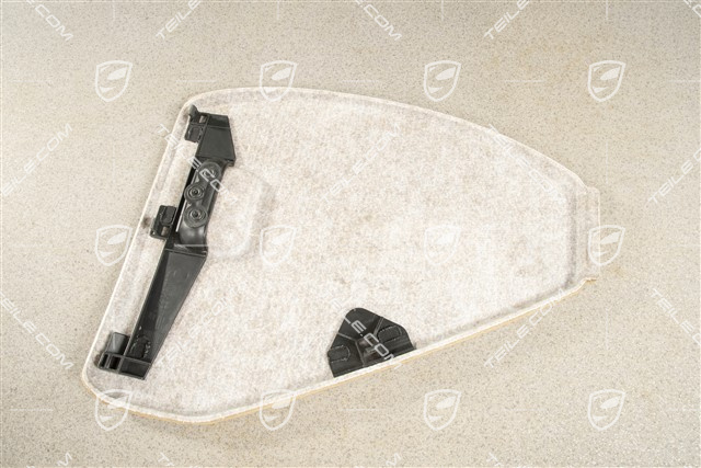 Deckel, Seitenwandverkleidung, Teppich / Tuftingvelours, Sandbeige, L