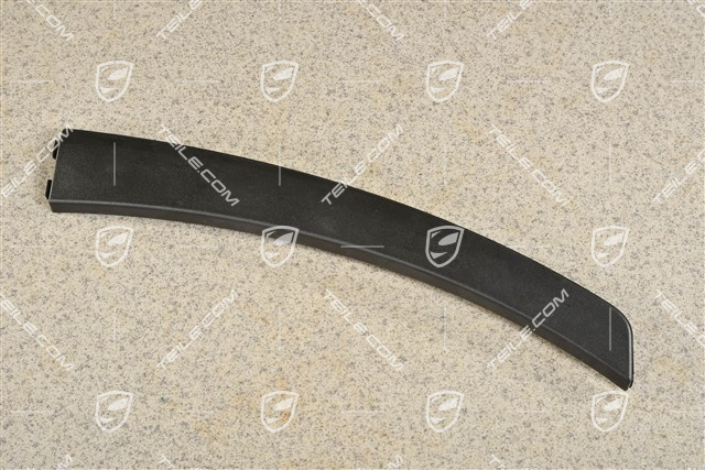 Front bumper spoiler, lateral, Black, Spyder, L