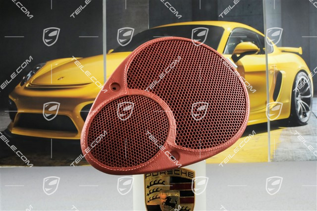 Lautsprecher, Leder, hinten, Boxster rot, Coupe/Targa L, Cabrio R Lautsprecher, Leder, hinten, Boxster rot, Coupe/Targa L, Cabrio R
