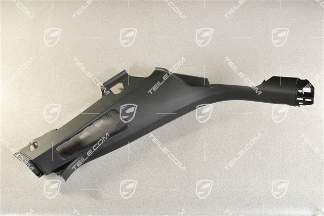 Verkleidung C Säule, hinten, Seitenairbag,  Schwarz, R
