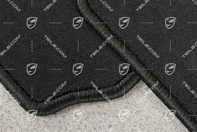 Fußmattensatz, schwarz, 2-Teile, Hinten