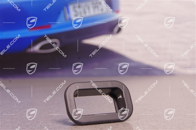 Switch trim / cover, Satin black