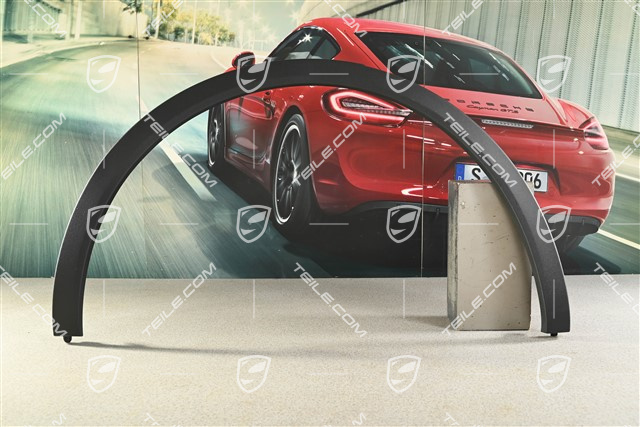 Coupe, Radabdeckung, Seitenteil, hinten, Schwarzmatt, R