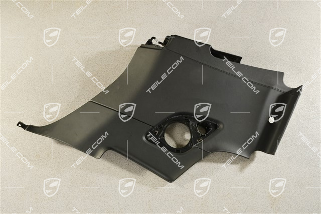 Seitenwandverkleidung, hinten, Leder, Schwarz, Cabrio, R