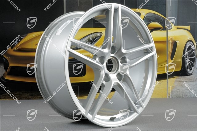 19" Felge Carrera VI, 8,5J x 19 ET50, Brilliantsilber