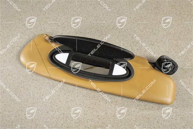 Sonnenblende, Coupe, Kunstleder, Savannabeige, R