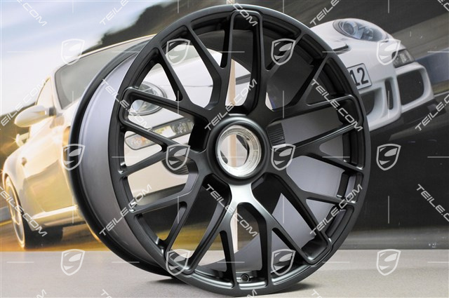20-inch wheel Turbo S, central locking, for GTS, 11,5J x 20 ET48, black mat